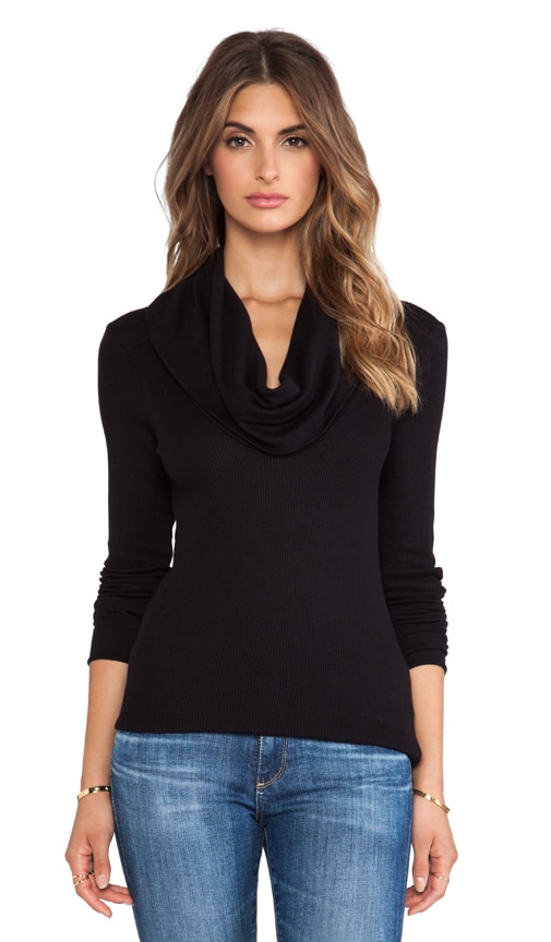 Thermal Long Sleeve Cowl Neck