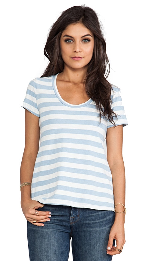 Indigo Blue Knit Tee
