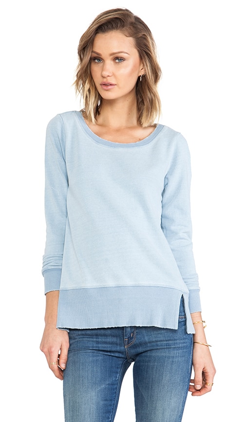 Indigo Blue French Terry Long Sleeve