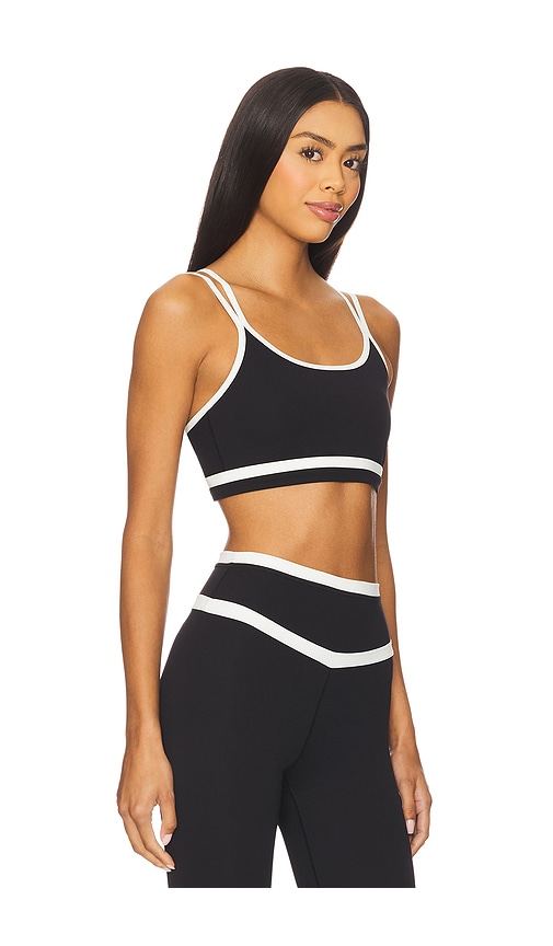 Splits59 Eva Rigor Double Strap Sports Bra In Black