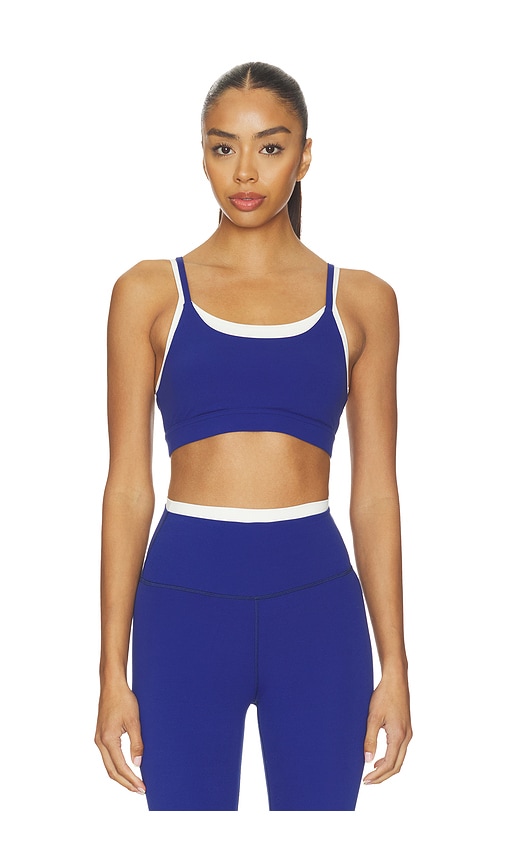 Splits59 Elliah Airweight Double Layer Bra in Blue. - size S (also in XS, M, L, XL)