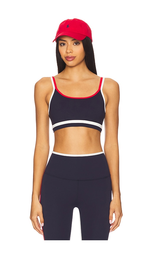 Eva Rigor Double Strap Sports Bra in Navy. - size S (also in L, M, XS)