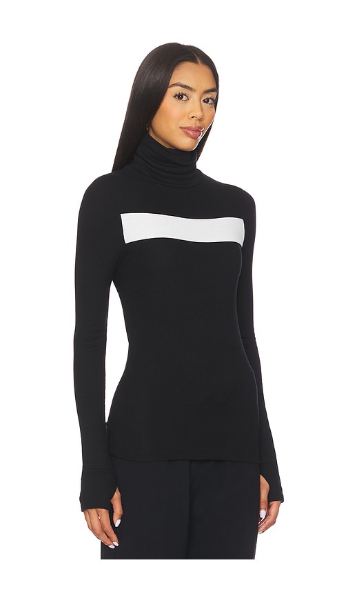 Splits59 Lennon Rib Turtleneck Top In Multi