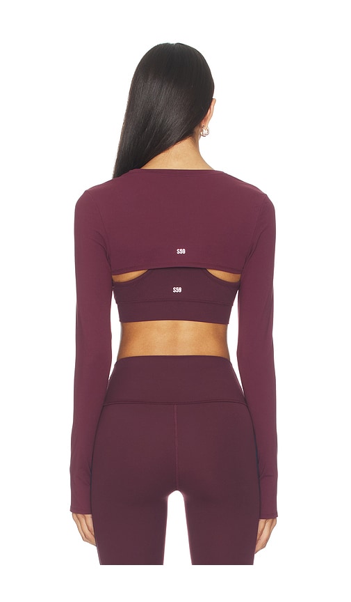  Splits59 Bolerojacke Amelia Airweight Lite In Wine. Größe S. Also In Xs, M, L. 
