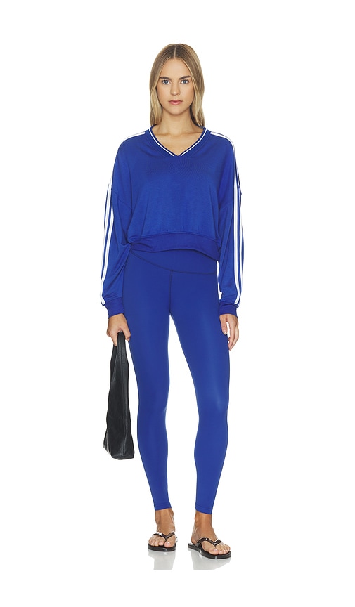 Splits59 Ellie Fleece V Neck Sweatshirt | Thumbnail 4