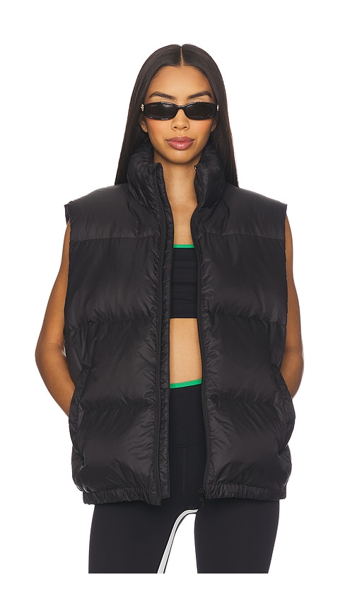 Splits59 Summit Nylon Puffer Vest In Black