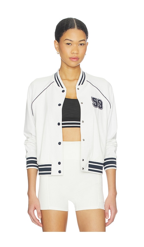 Splits59 Hayes Varsity Rigor Jacket In White