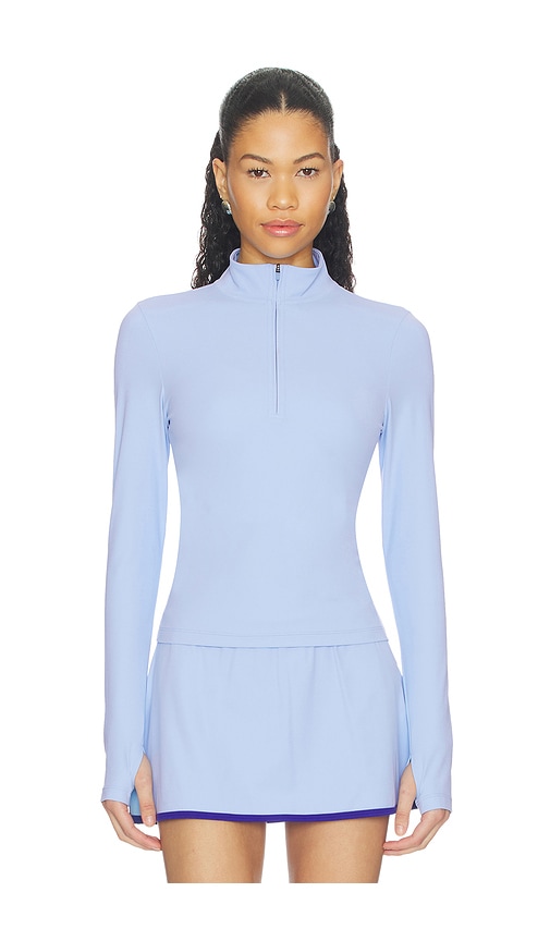 Splits59 Tess Rigor Half Zip Waist Length Top