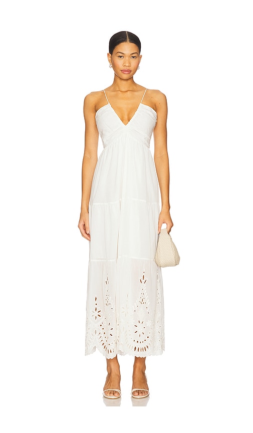 Zephyr Maxi Dress in White. - size S (also in L, M, XS)