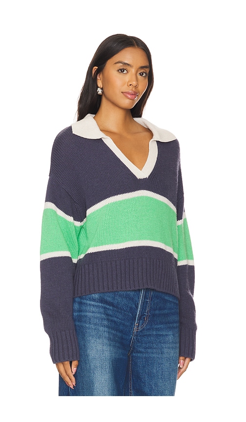 Shop Spiritual Gangster Robyn Henley Sweater In Blue