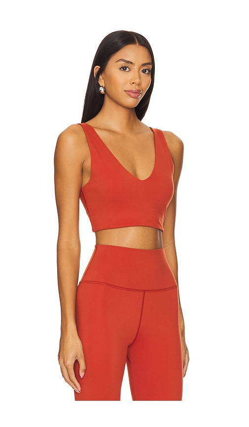 Shop Spiritual Gangster Harlow Crop Tank Top In Orange