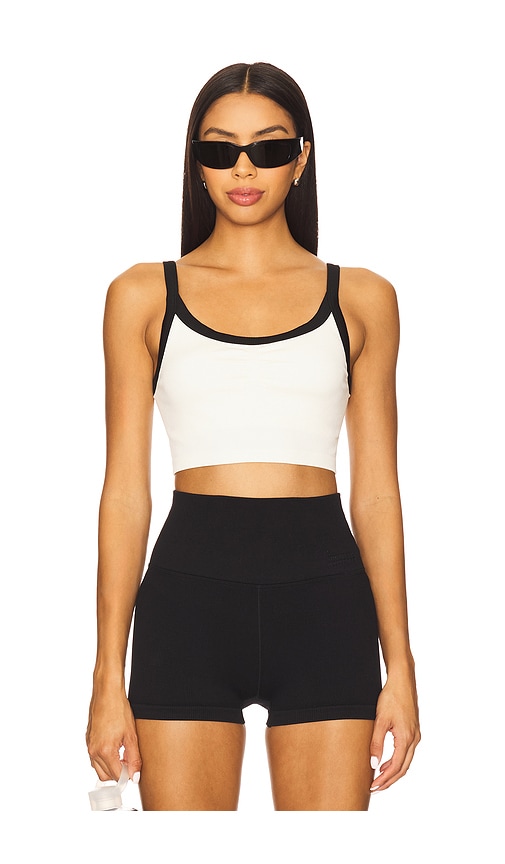 Spiritual Gangster Luca Crop Tank Top In White