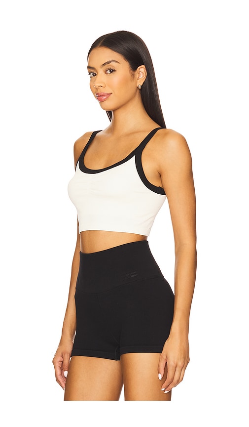 Spiritual Gangster Luca Crop Tank Top In Brown