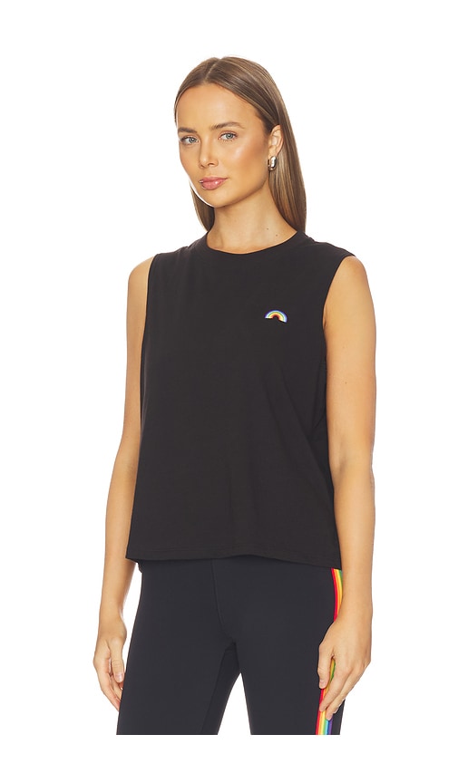 Spiritual Gangster Top Sin Mangas Live Light Vibe En Color Negro Talla L  (también En M, S, Xl, Xs). 