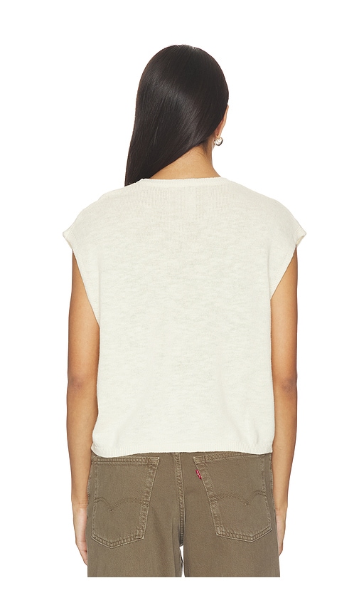  Spiritual Gangster Top Sin Mangas Power Of Sun Shore En Color Crema Talla L  (también En M, S, Xl, Xs). 