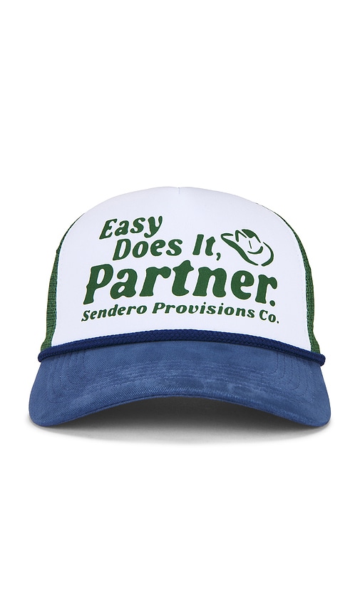 Easy Does It Cap in Army,Blue.