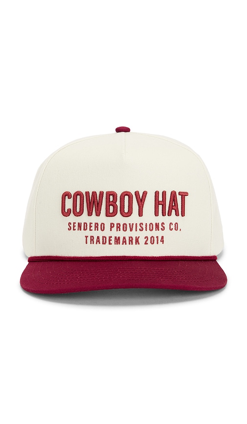 Sendero Provisions Co. Cowboy Hat Panel Hat