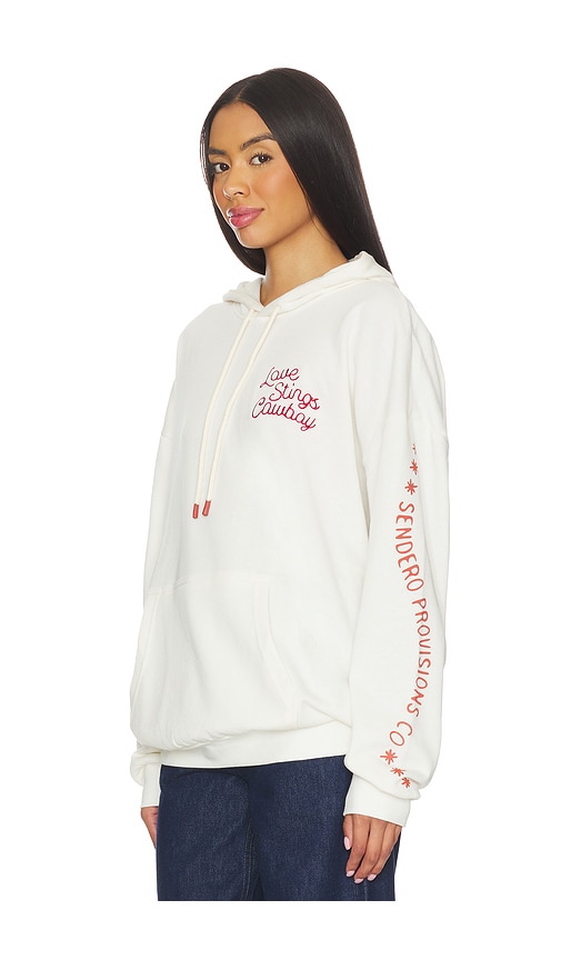  Sendero Provisions Co. Hoodie In White. Größe S. Also In M. 