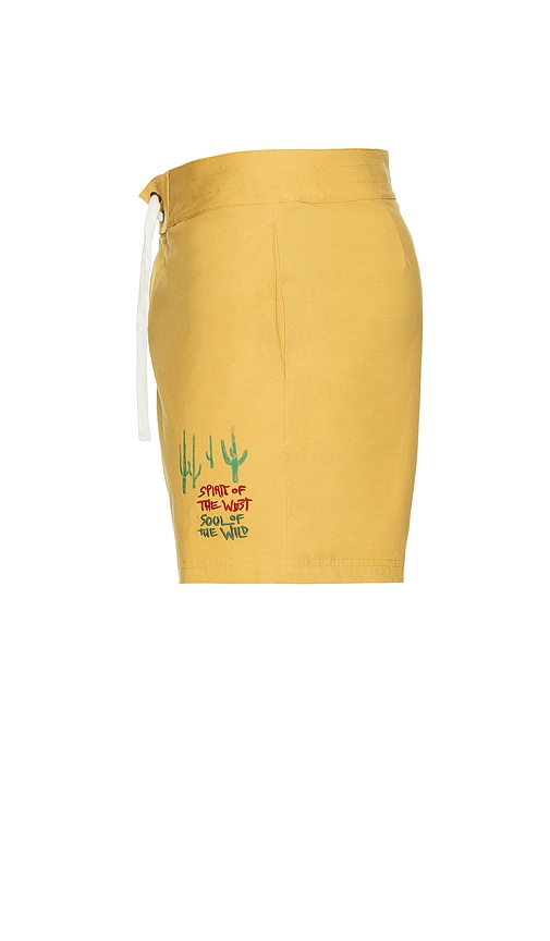  Sendero Provisions Co. Shorts Playeros Marejada En Color Amarillo Mostaza Talla 33  (también En 34). 