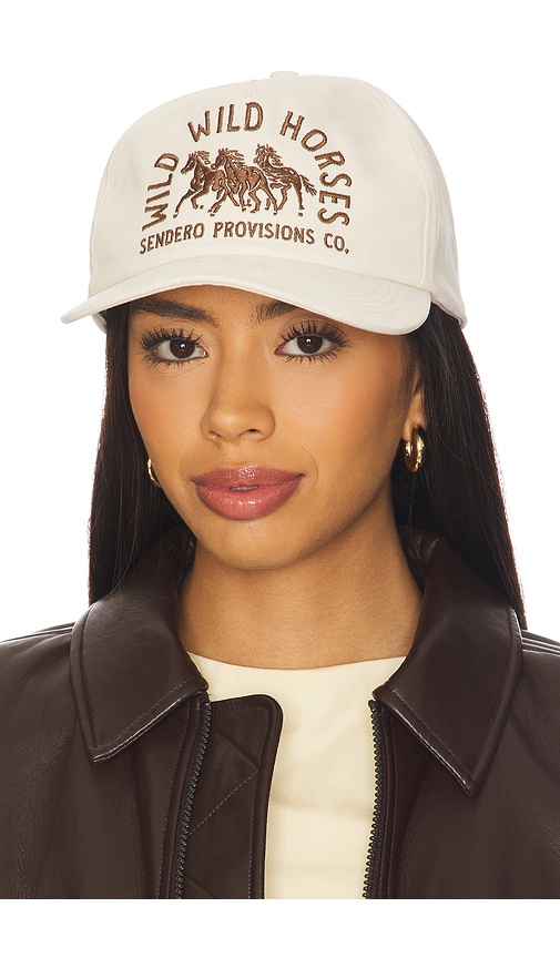 Sendero Provisions Co. Wild Wild Horses Cap In White