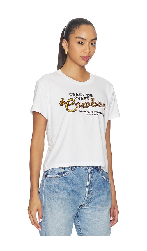  Sendero Provisions Co. Camiseta Coast To Coast En Color Blanco Talla L  (también En M, S, Xl/1x, Xs). 