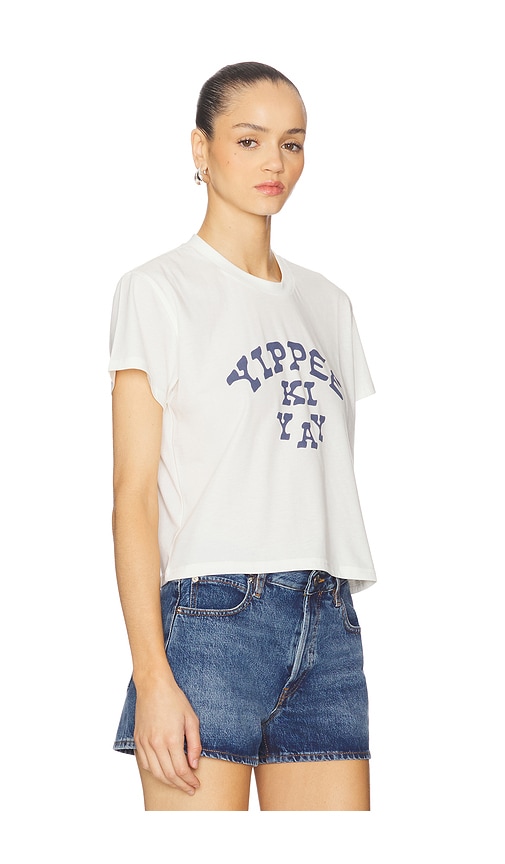 Sendero Provisions Co. Yippee Ki Yay Crop Tee In White