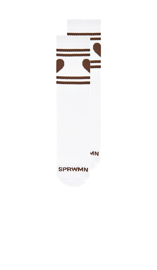 Sprwmn Socken Mit Logo In White. 