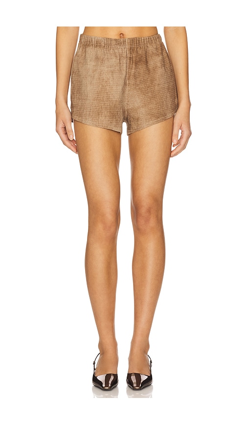 Dolphin Shorts in Brown. - size S (also in M)
