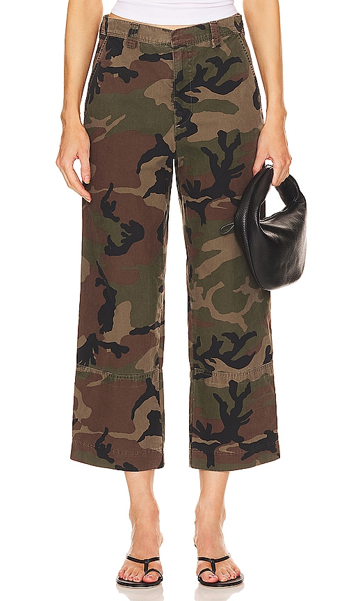 Shop Sprwmn Slash Pocket Trouser. In Dark Camo