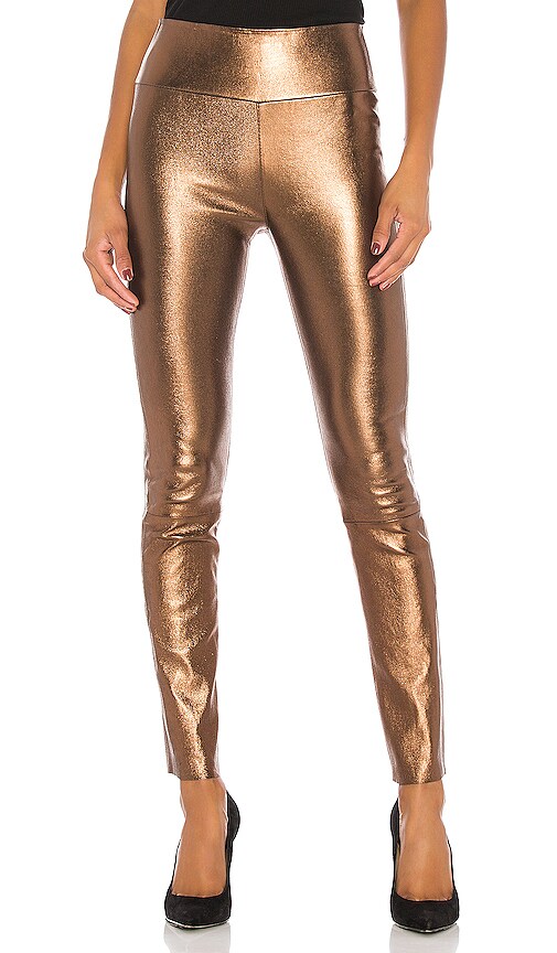 SPRWMN High Waist Ankle Legging in Dark Bronze