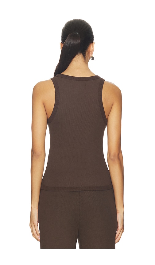  Sprwmn Rippstrick-tanktop In Chocolate. Größe S. Also In Xs, M, L. 