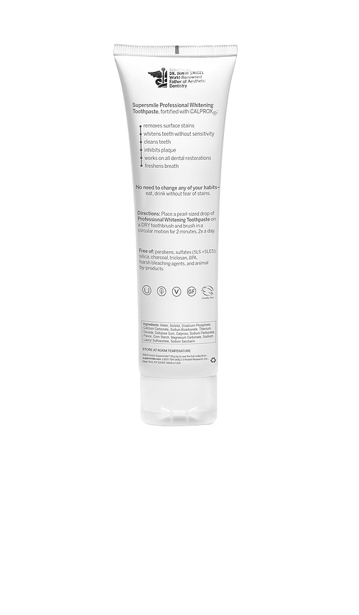  Supersmile Dentifrice Blanchissant Fluoride Free Professional Whitening Toothpaste Ha En Beauty: Na. 
