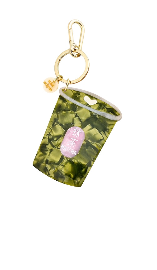 Solar Eclipse Hand-painted Matcha Bag Charm + Keychain