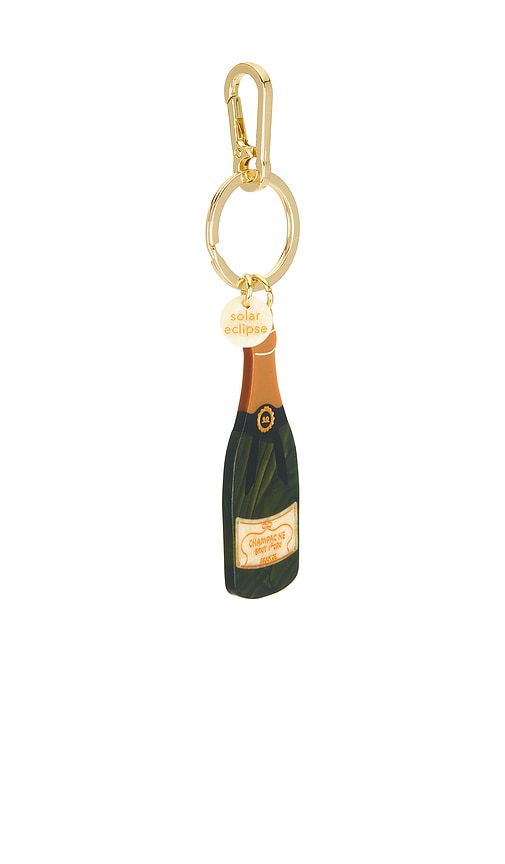  Solar Eclipse Schlüsselanhänger Champagne Bag Charm + Keychain In Green. 
