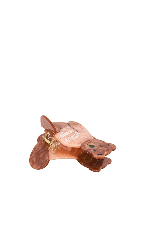  Solar Eclipse Haarklammer Revolve Los Angeles Collegiate Teddy Claw Clip In Brown. 