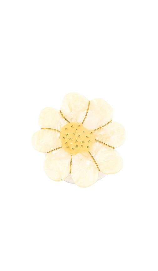 Solar Eclipse Hand-Painted Vintage Daisy Grip Charm