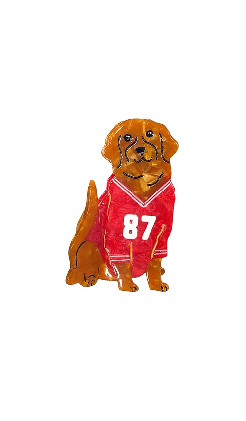 Solar Eclipse HAND-PAINTED FOOTBALL DOG CLAW HAIR CLIP HAND-PAINTED FOOTBALL DOG CLAW HAIR CLIP.