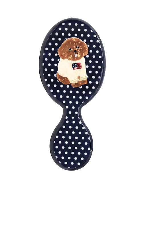 Solar Eclipse Hand-Painted Americana Puppy Handbag Hero Brush en Navy 52 €