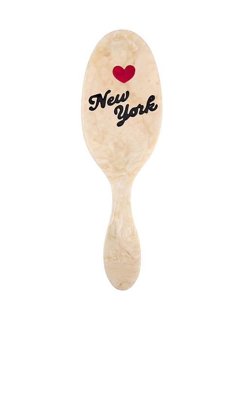 Hand-Painted I Love New York Amazing Hair Day Brush