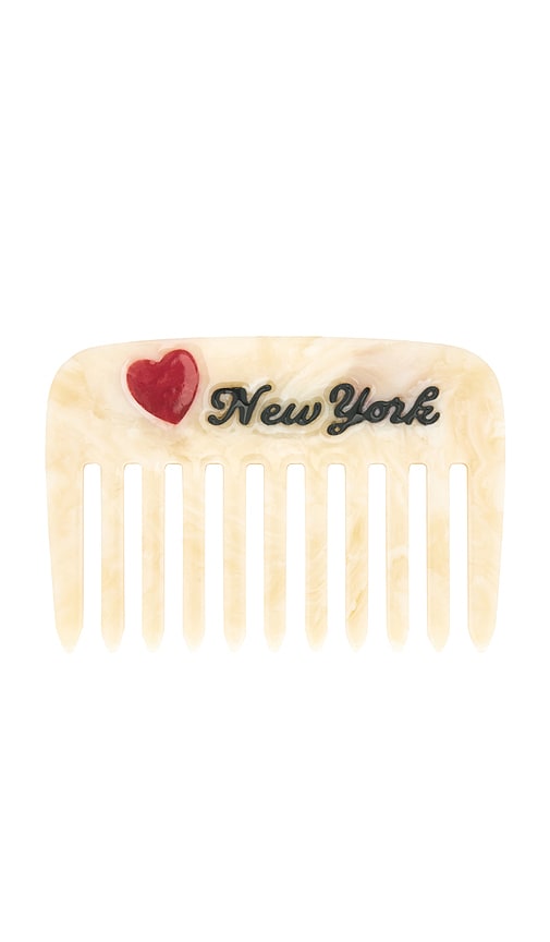 Solar Eclipse Hand-painted I Love New York Pocket Hair Comb