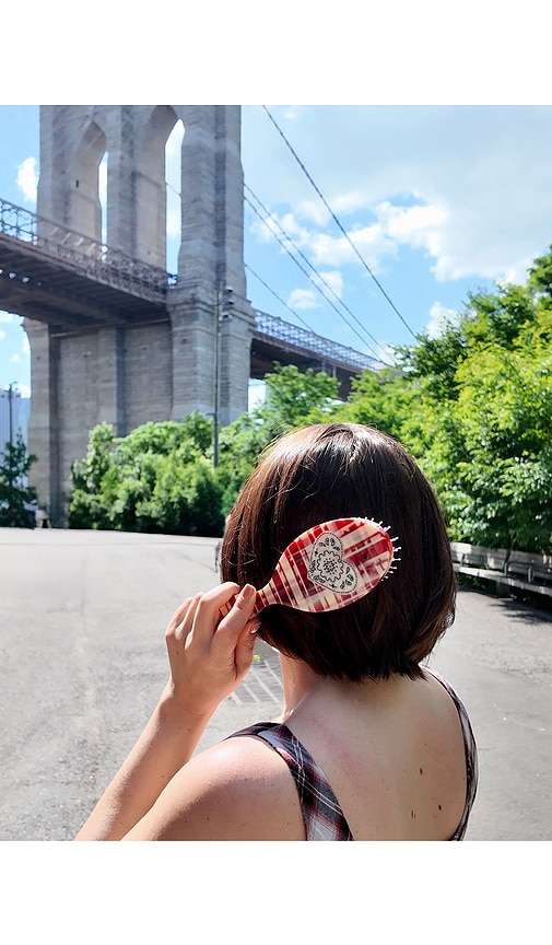  Solar Eclipse Hand-painted Paisley Heart Amazing Hair Day Brush In Beauty: Na. 