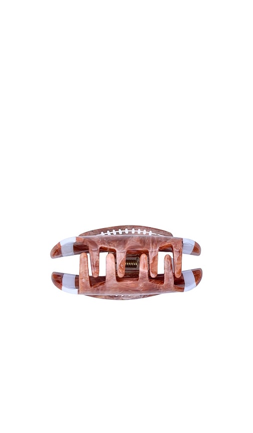 Solar Eclipse Hand-painted Game Day Football Claw Hair Clip