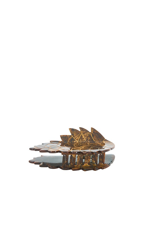  Solar Eclipse Hand-painted Pinecone Claw Hair Clip In Beauty: Na. 