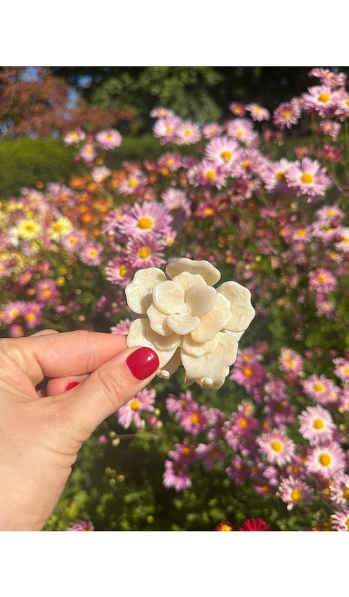  Solar Eclipse Handmade Origami Gardenia Flower Claw Hair Clip In Beauty: Na. 