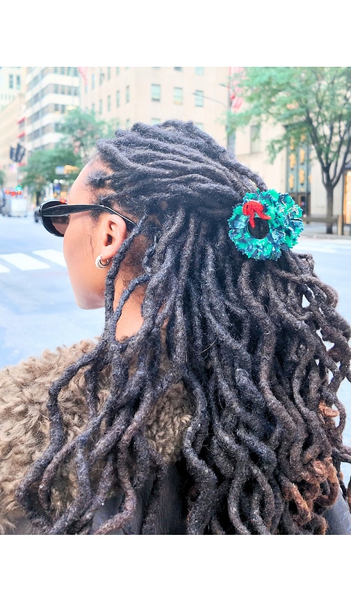 Solar Eclipse Hand-painted Origami Wreath Hair Claw Clip