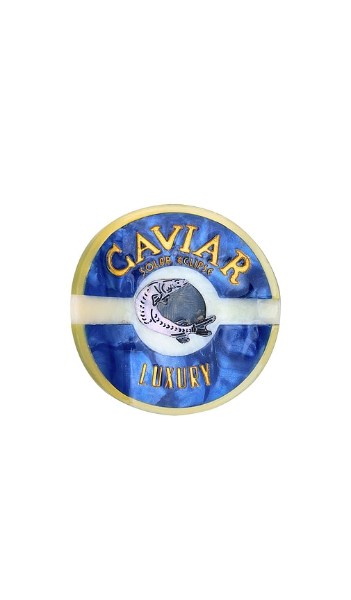 Solar Eclipse Hand-painted Caviar Claw Hair Clip