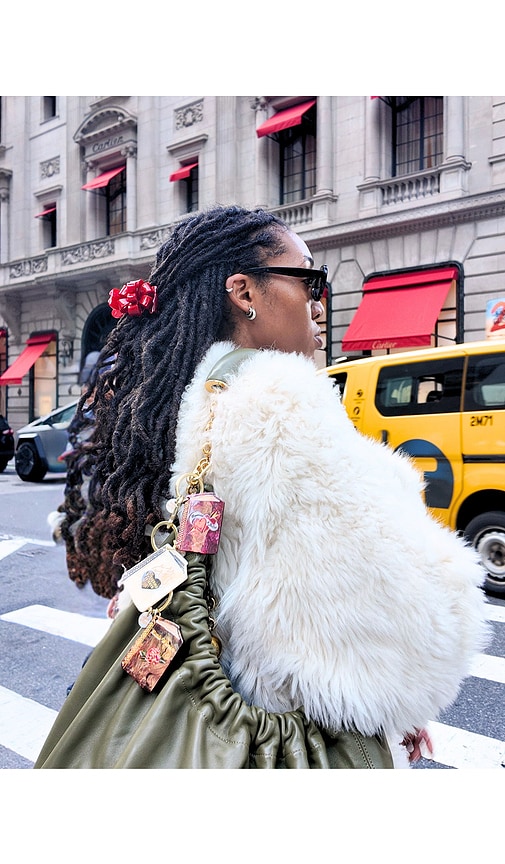 Solar Eclipse Hand-painted Origami Gift Bow Hair Claw Clip In Red