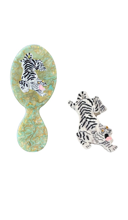 Solar Eclipse Hand-painted Tiger Handbag Heroes Edit Gift Set