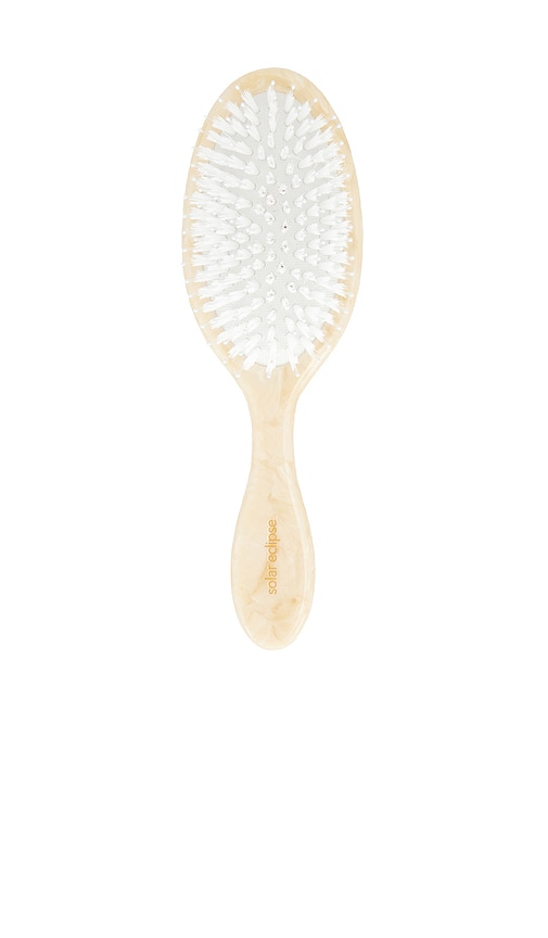 Solar Eclipse X Revolve Hand-painted Los Angeles Amazing Hair Day Brush In Neutral