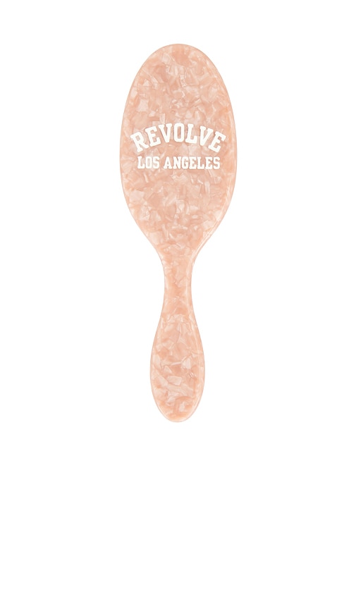 Solar Eclipse X Revolve Hand-painted Los Angeles Collegiate Amazing Hair Day Brush In Orange